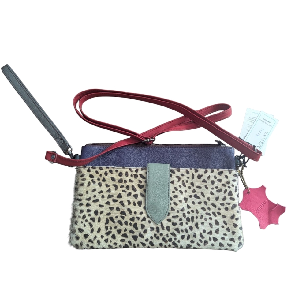 Soruka Nikki Convertible Colour Block Crossbody Bag/ Clutch